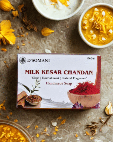 Milk Kesar Chandan Handmade Soap